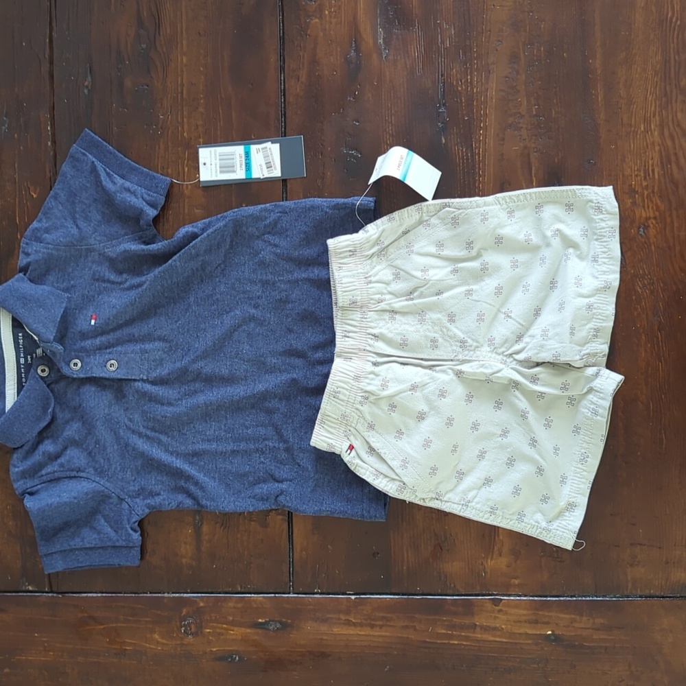 Polo and shorts, 24 months